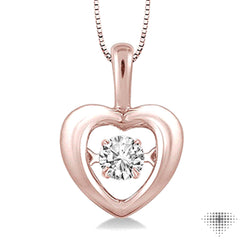 Heart Shape Emotion Diamond Pendant