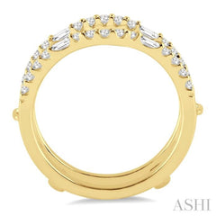 Baguette Diamond Insert Ring