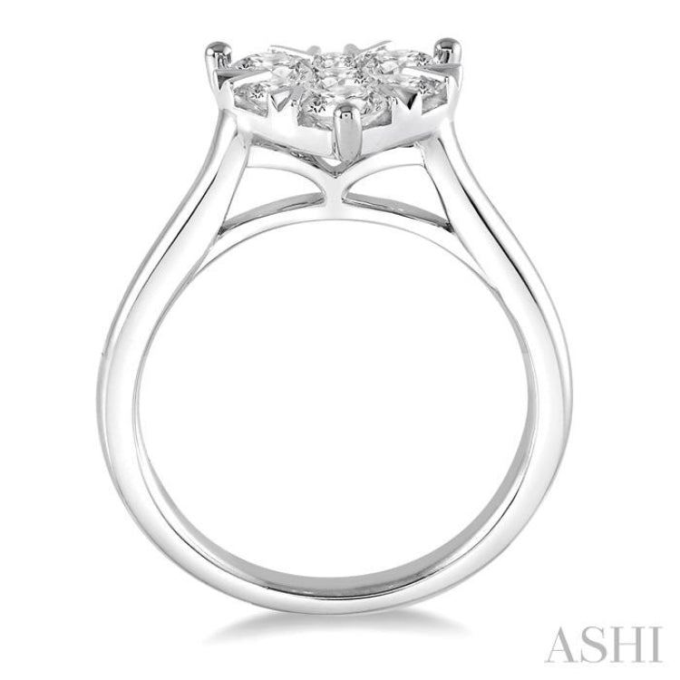 Heart Shape Lovebright Essential Diamond Engagement Ring