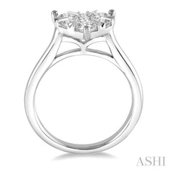 Heart Shape Lovebright Essential Diamond Engagement Ring