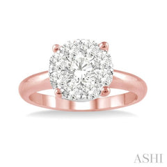 Round Shape Lovebright Essential Diamond Ring