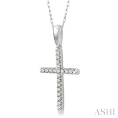 Cross Petite Diamond Fashion Pendant