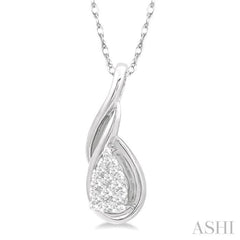 Pear Shape Lovebright Diamond Fashion Pendant