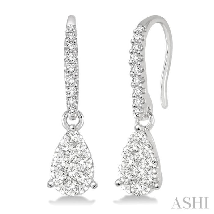 Pear Shape Lovebright Essential Diamond Earrings