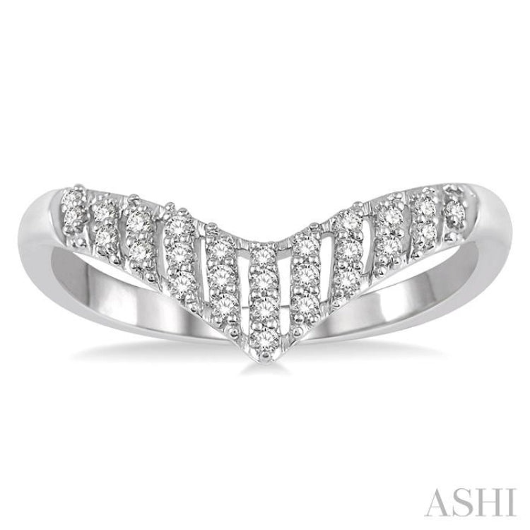 Chevron Diamond Fashion Ring