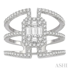 Halo Fusion Diamond Fashion Ring