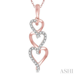 Heart Shape Diamond Pendant