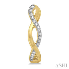 Diamond Fashion Hoop Earrings