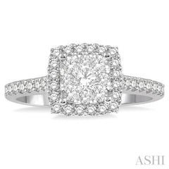 Halo Lovebright Essential Diamond Engagement Ring