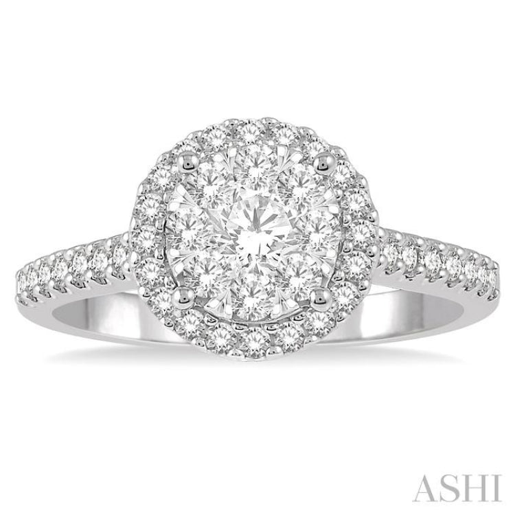 Halo Lovebright Essential Diamond Engagement Ring