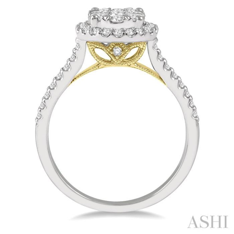 Halo Lovebright Essential Diamond Engagement Ring