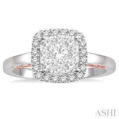 Halo Lovebright Essential Diamond Ring