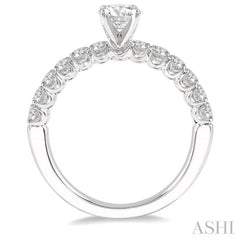 Round Shape Endless Embrace Semi-Mount Diamond Engagement Ring