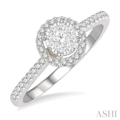 Halo Lovebright Essential Diamond Engagement Ring