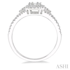 Halo Fusion Diamond Engagement Ring