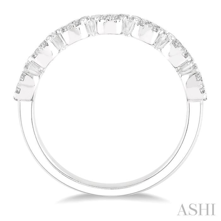 7 Stone Lovebright Essential Half Eternity Diamond Wedding Band