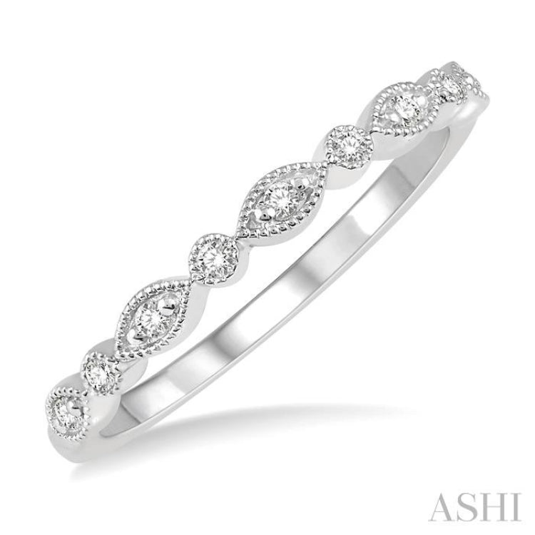 Stackable Diamond Wedding Band