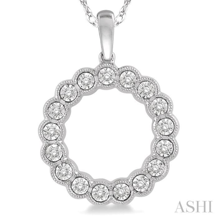 Circle Diamond Fashion Pendant