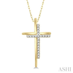 Cross Diamond Fashion Pendant