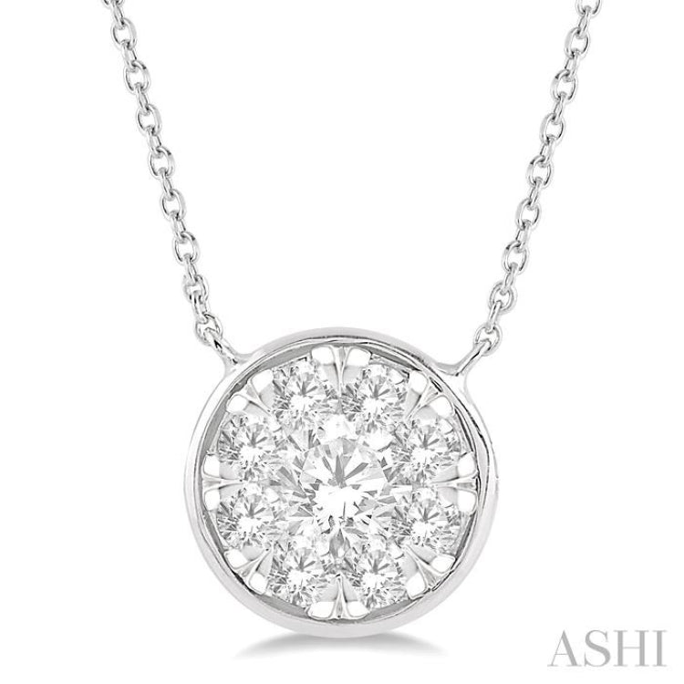 Round Shape Lovebright Essential Diamond Necklace