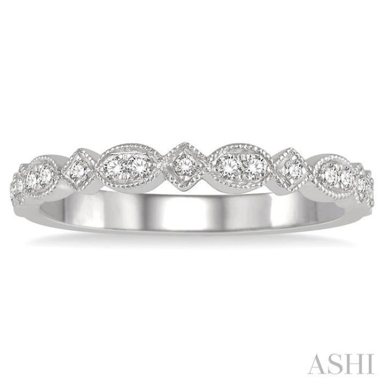 Stackable Diamond Wedding Band