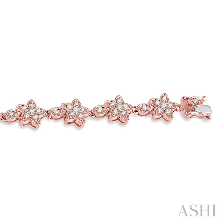 Flower Diamond Fashion Bracelet