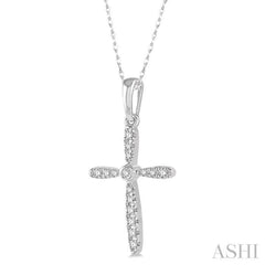 Cross Petite Diamond Pendant