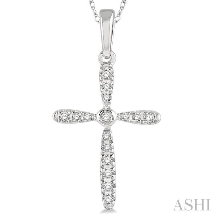 Cross Petite Diamond Pendant