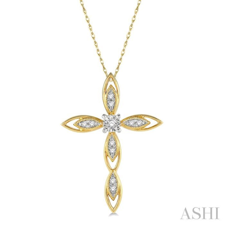 Cross Diamond Fashion Pendant