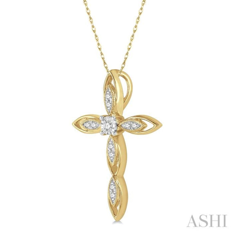 Cross Diamond Fashion Pendant