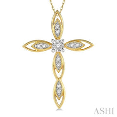 Cross Diamond Fashion Pendant