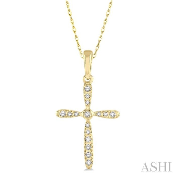 Cross Petite Diamond Pendant