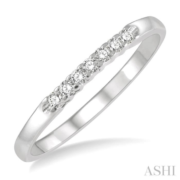 7 Stone Diamond Wedding Band