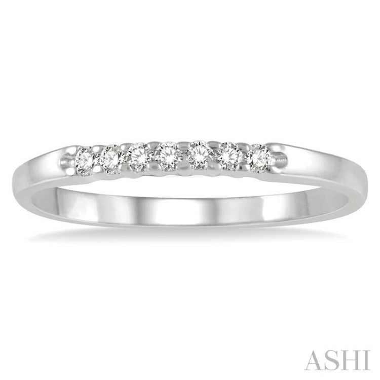 7 Stone Diamond Wedding Band