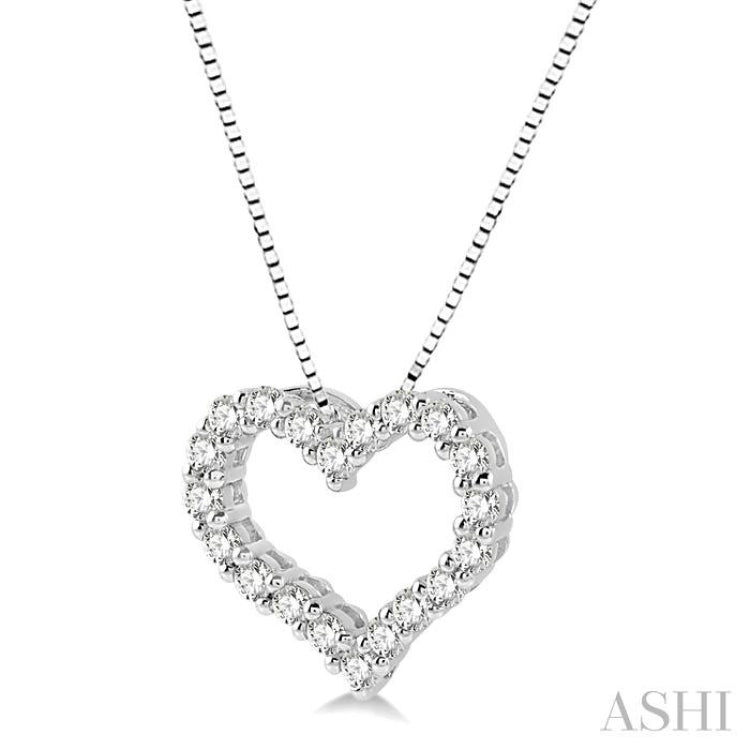 Heart Shape Diamond Pendant