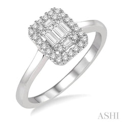 Halo Fusion Diamond Engagement Ring