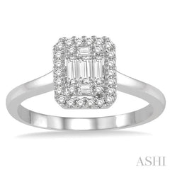 Halo Fusion Diamond Engagement Ring