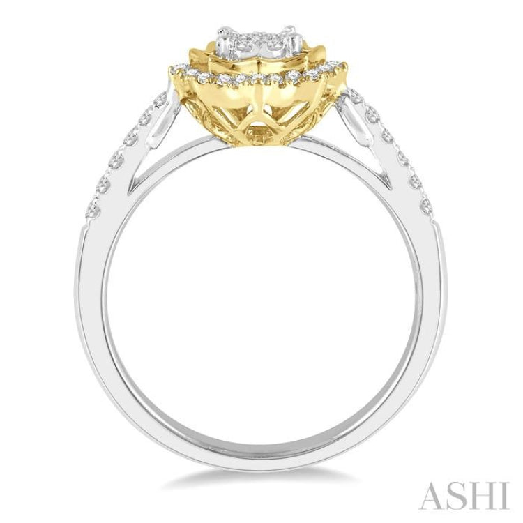 Halo Lovebright Diamond Fashion Ring