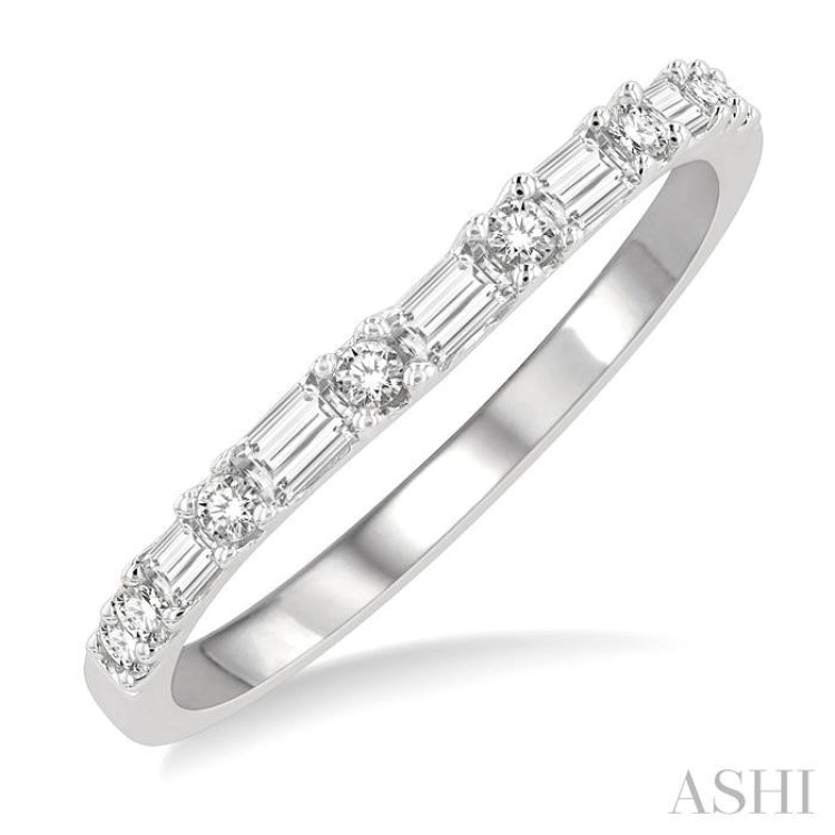 Baguette Diamond Wedding Band