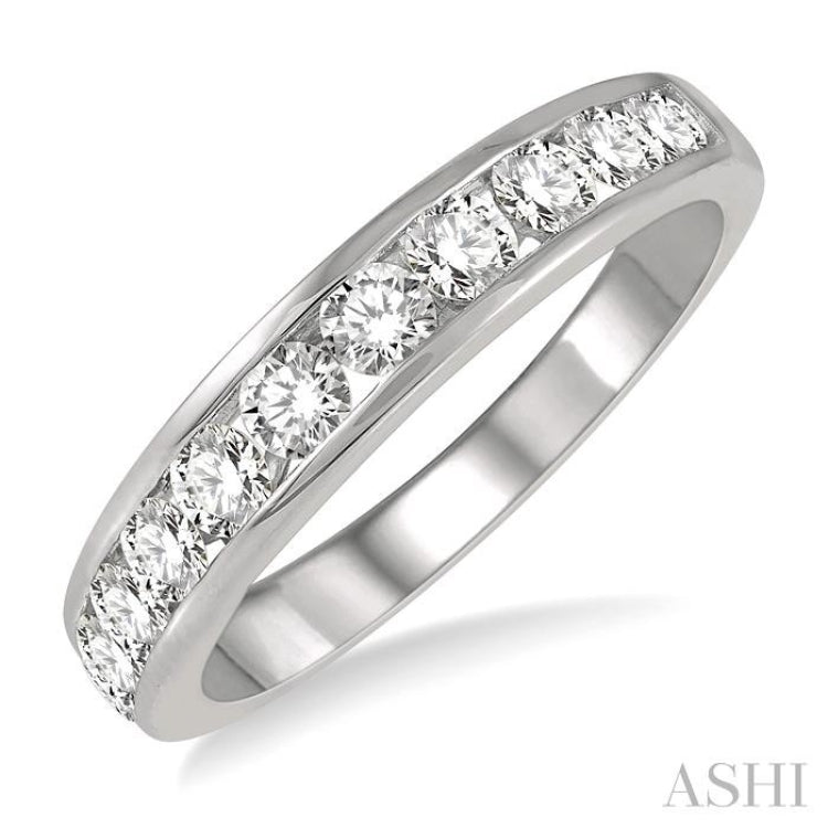 11 Stone Channel Set Diamond Wedding Band