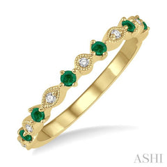 Gemstone & Diamond Band