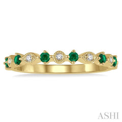 Gemstone & Diamond Band