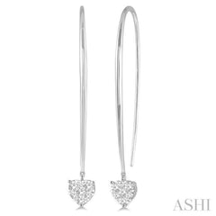 Heart Shape Lovebright Essential Diamond Earrings