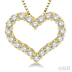 Heart Shape Diamond Pendant