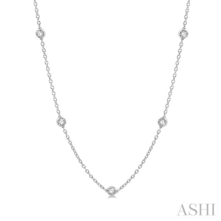 Diamond Station Necklace