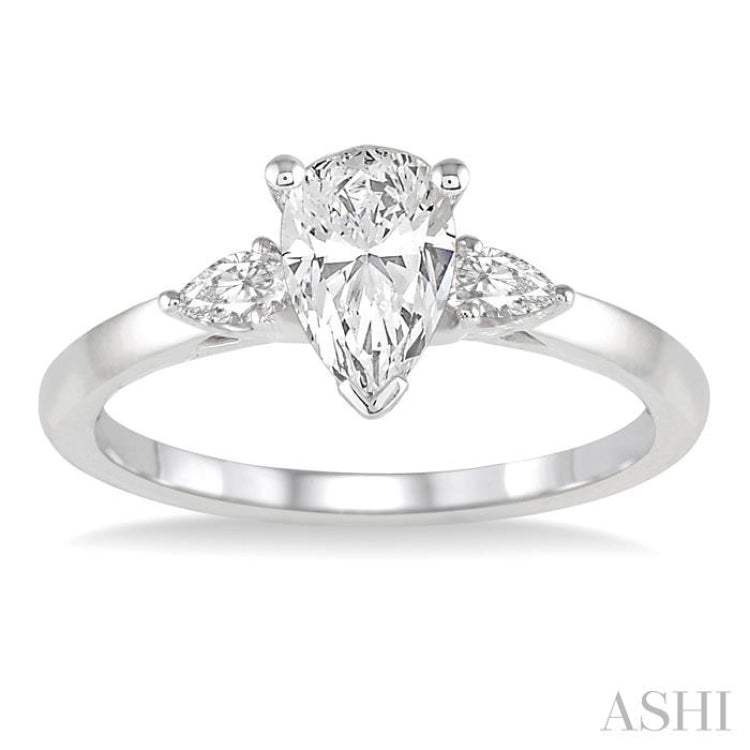 Pear Shape Diamond Engagement Ring