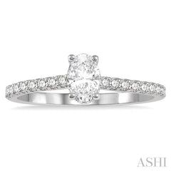 Oval Shape Diamond Engagement Ring