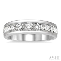 11 Stone Channel Set Diamond Wedding Band