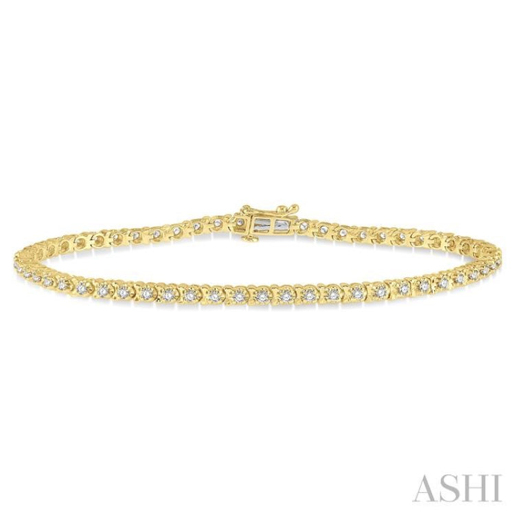 Tulip Diamond Tennis Bracelet