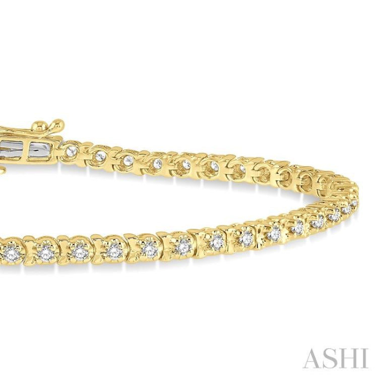 Tulip Diamond Tennis Bracelet